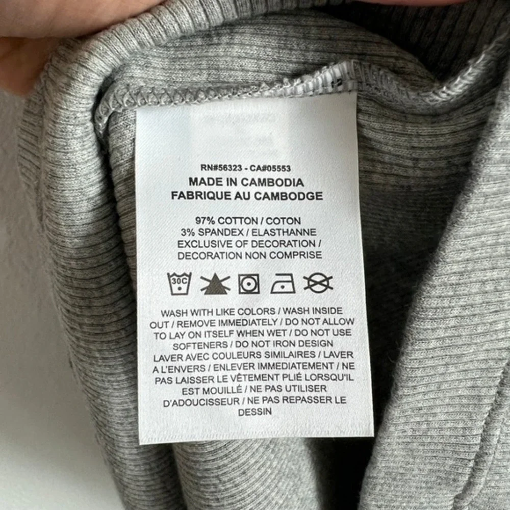Nike Gray Sportswear Essential Ribbed Women's Dress XL 90's "Off-Duty Athlete" - Picture 6 of 7